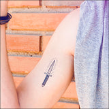 razor temporary tattoo