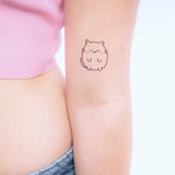 tatuaje gatito estilo anime